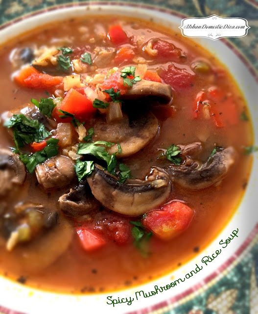 RECIPE: Spicy Mushroom and Rice Soup