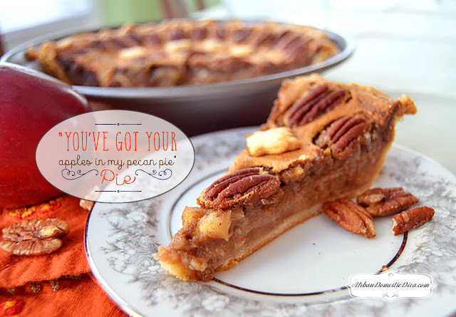 contest contender, pecan apple pie