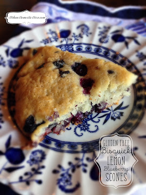 RECIPE: Gluten Free Bisquick Lemon Blueberry Scones » UrbanDomesticDiva