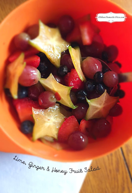 lime ginger fruit salad