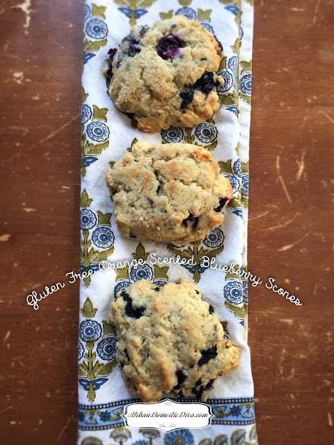 gluten free blueberry scones