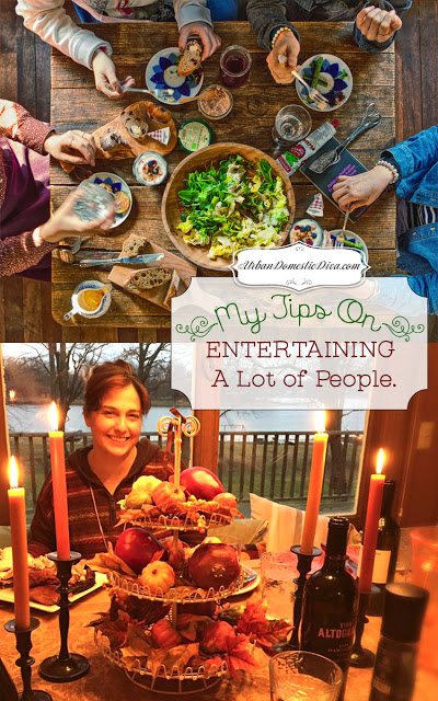 Entertaining tips for a lot of guests