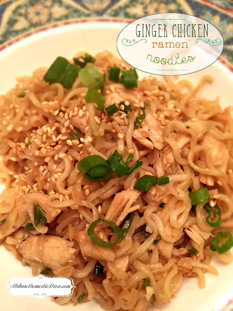 RECIPE: Easy Ginger Chicken Ramen Noodles