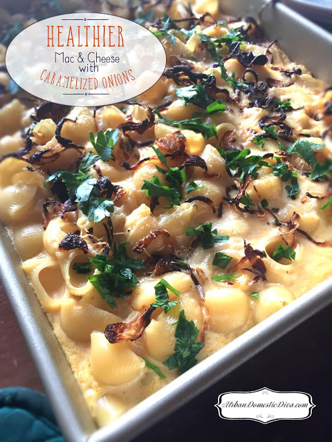 RECIPE: Healthier Mac & Cheese with Caramelized Onion