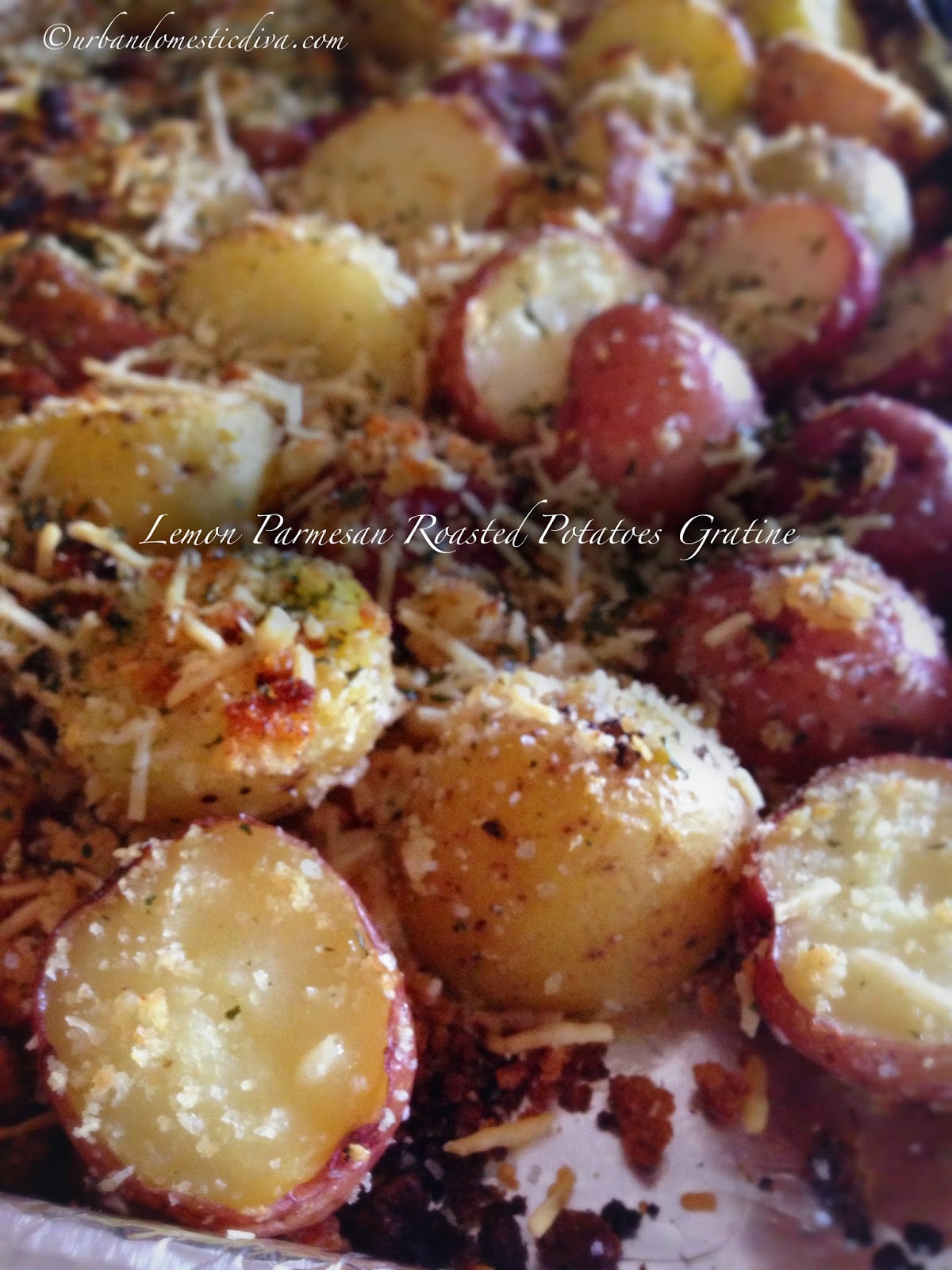 lemon rosemary parmesan potatoes