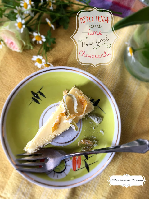 meyer lemon lime cheesecake