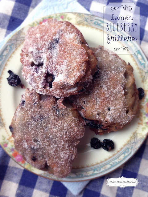 RECIPE: Lemon Blueberry Fritters