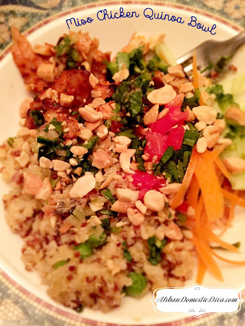 Miso Chicken Quinoa Grain Bowl