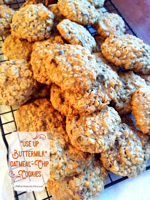 Use up extra buttermilk oatmeal cookies