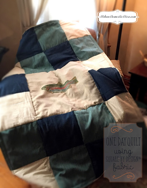 CRAFTS: One Day Quilt Using Square By Design® Fabric