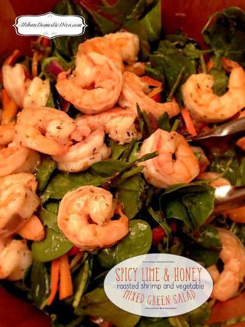 Lime Roasted Shrimp Salad