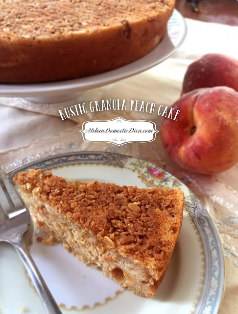 RECIPE: Rustic Granola Peach Cake