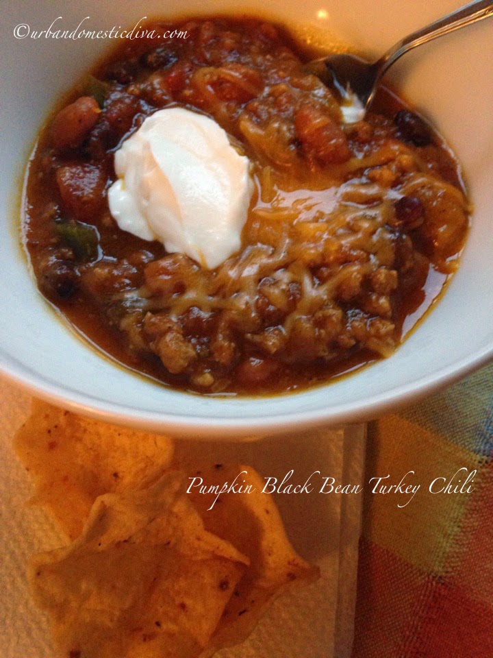 turkey black bean pumpkin chili