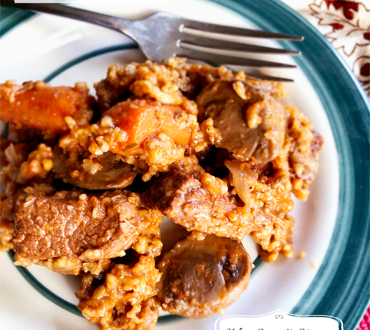 RECIPE: Beef Stew with Freekeh and Mushrooms