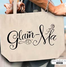 Glam-Ma Tote Bag