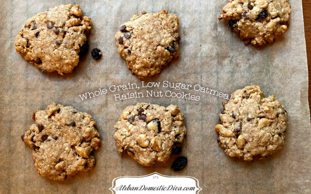 RECIPE: Whole Grain, Yummy Oatmeal Cookies
