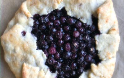 Free-Form Blueberry Ginger Galette