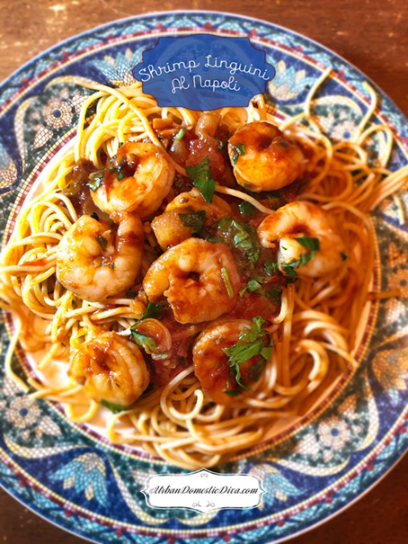 Recipe: Shrimp Linguini Al Napoli